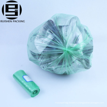 Eco-содружественный ясный HDPE пластичная звезда печать продуктовые мешки отброса на крене